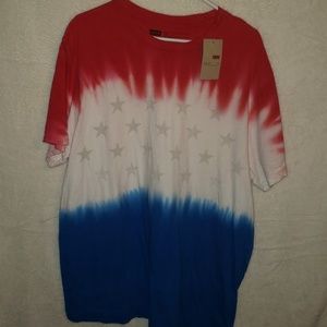 NWT Men's LEVI'S TIE DYE USA T SHIRT